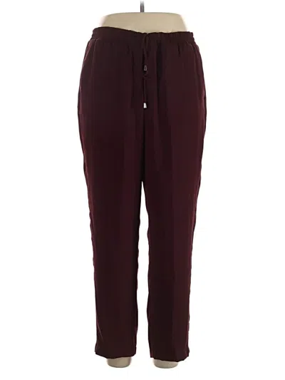 Pre-owned A New Day Casual Pants In Burgundy