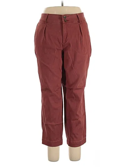 Pre-owned A New Day Casual Pants In Burgundy