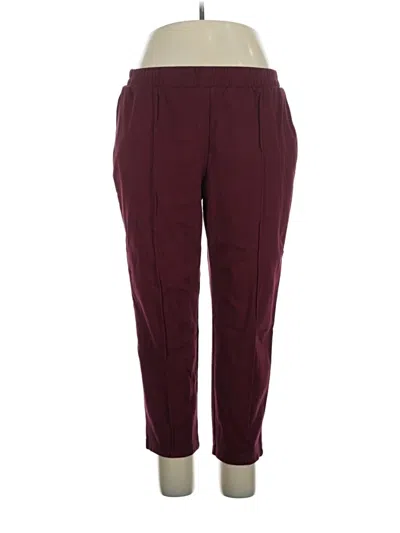 Pre-owned A New Day Casual Pants In Burgundy