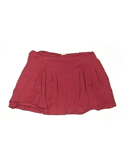 Pre-owned A New Day Casual Skirt In Burgundy
