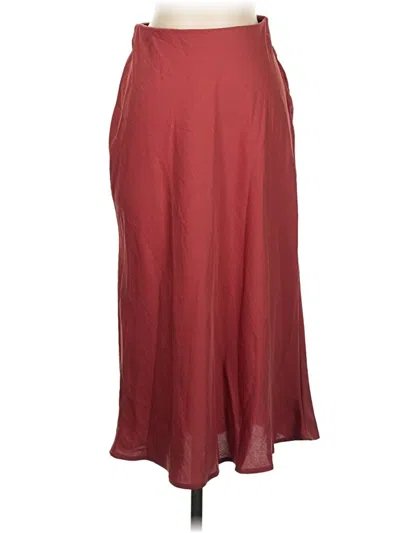 Pre-owned A New Day Casual Skirt In Burgundy