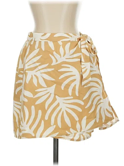 A New Day Casual Skirt In Gold