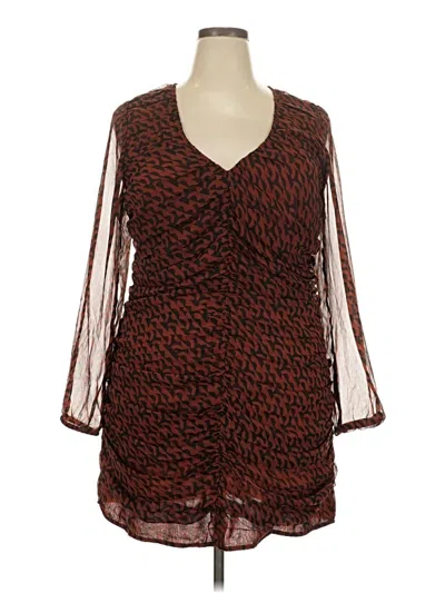 Pre-owned A New Day Cocktail Dress In Brown