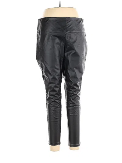 Pre-owned A New Day Faux Leather Pants In Black