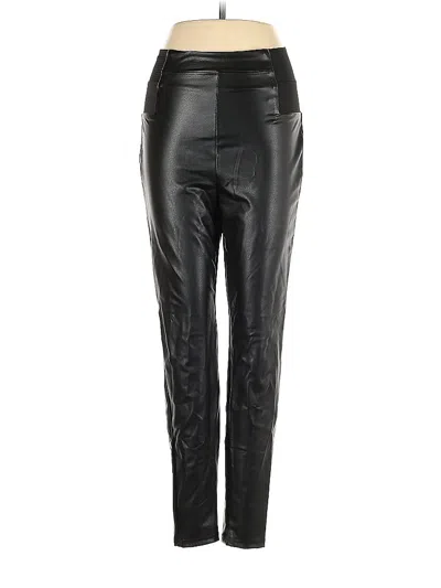 Pre-owned A New Day Faux Leather Pants In Black