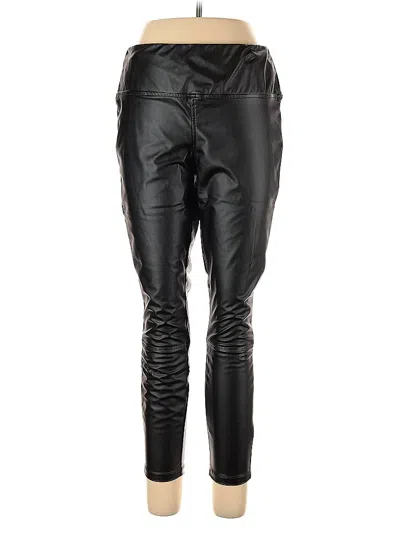 Pre-owned A New Day Faux Leather Pants In Black