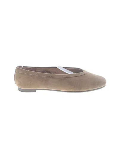 Pre-owned A New Day Flats In Tan