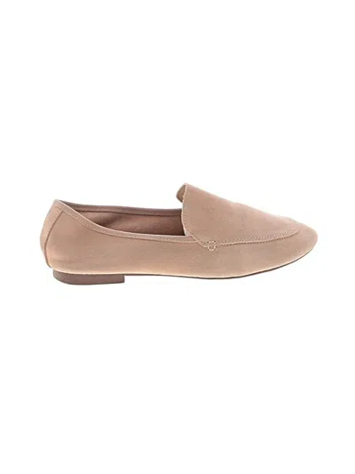 Pre-owned A New Day Flats In Tan