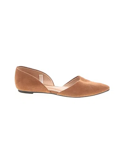 Pre-owned A New Day Flats In Tan