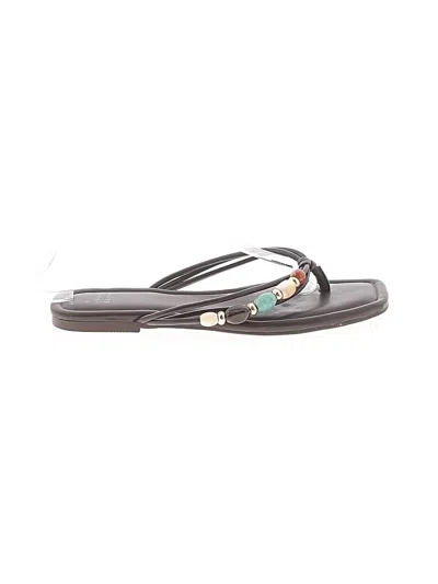 Pre-owned A New Day Flip Flops In Gray