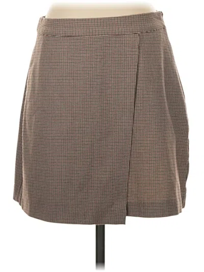 Pre-owned A New Day Formal Skirt In Brown