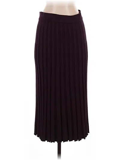 Pre-owned A New Day Formal Skirt In Burgundy