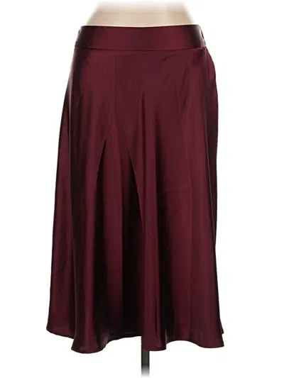 Pre-owned A New Day Formal Skirt In Burgundy