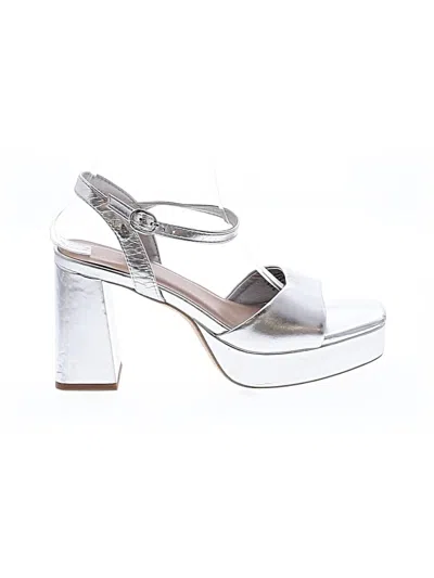 Pre-owned A New Day Heels In Silver