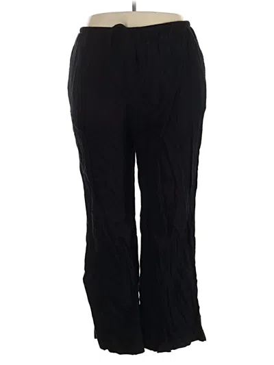 Pre-owned A New Day Linen Pants In Black