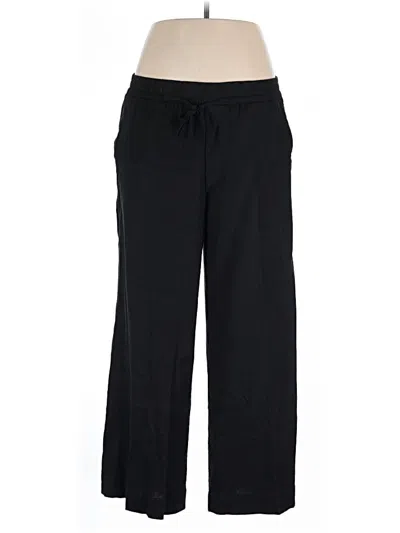 Pre-owned A New Day Linen Pants In Black