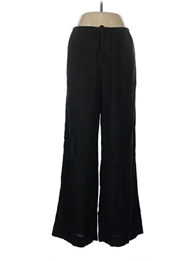 Pre-owned A New Day Linen Pants In Black