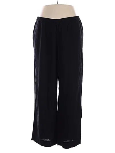 Pre-owned A New Day Linen Pants In Black