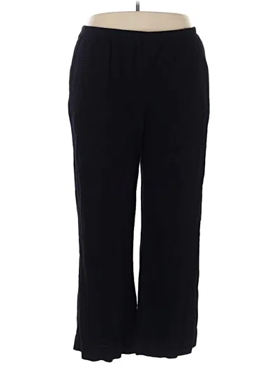 Pre-owned A New Day Linen Pants In Black