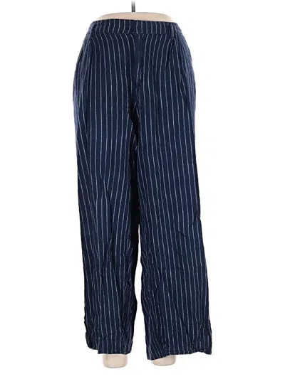 Pre-owned A New Day Linen Pants In Blue