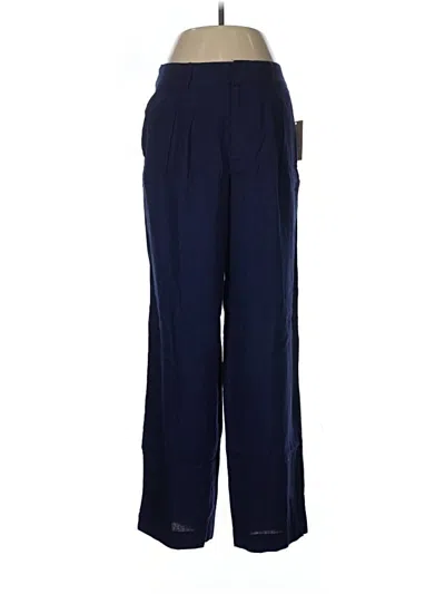 Pre-owned A New Day Linen Pants In Blue