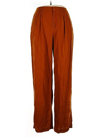 Pre-owned A New Day Linen Pants In Brown