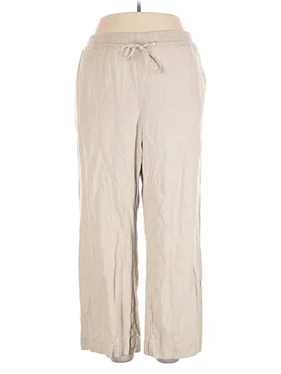Pre-owned A New Day Linen Pants In Brown