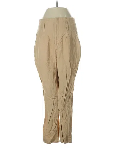 Pre-owned A New Day Linen Pants In Brown