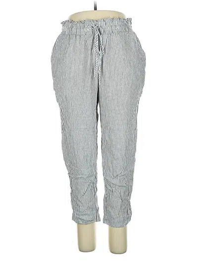 Pre-owned A New Day Linen Pants In Gray