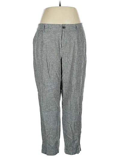 Pre-owned A New Day Linen Pants In Gray