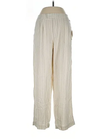 Pre-owned A New Day Linen Pants In Ivory