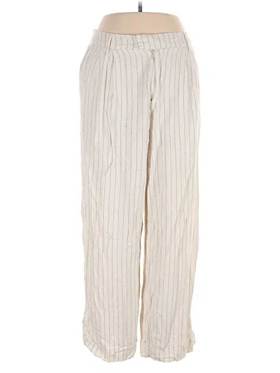 Pre-owned A New Day Linen Pants In Ivory