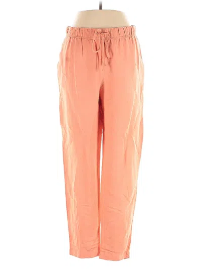 Pre-owned A New Day Linen Pants In Orange