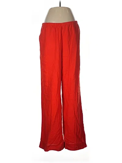 Pre-owned A New Day Linen Pants In Red