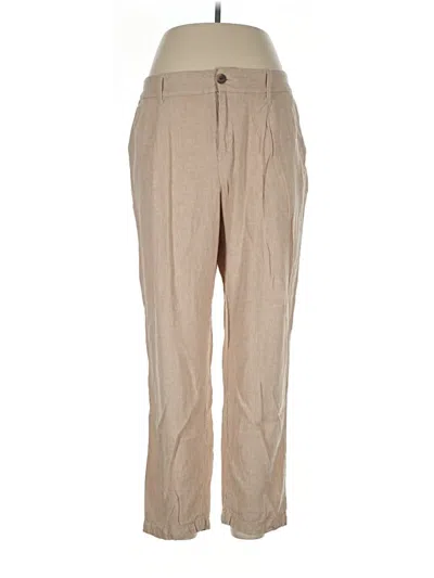 Pre-owned A New Day Linen Pants In Tan