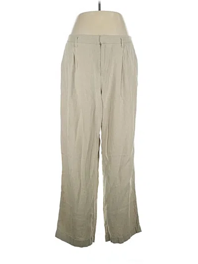 Pre-owned A New Day Linen Pants In Tan