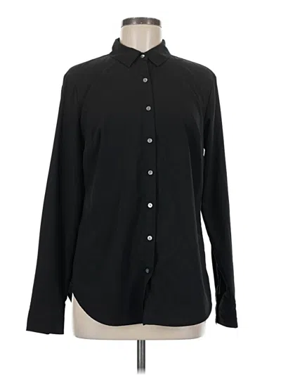 Pre-owned A New Day Long Sleeve Blouse In Black