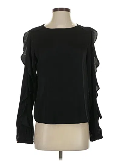 Pre-owned A New Day Long Sleeve Blouse In Black