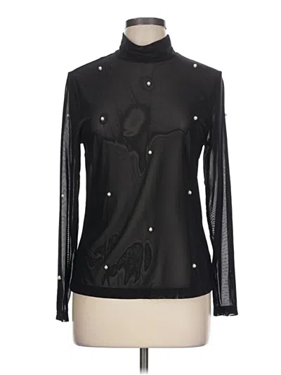 Pre-owned A New Day Long Sleeve Blouse In Black