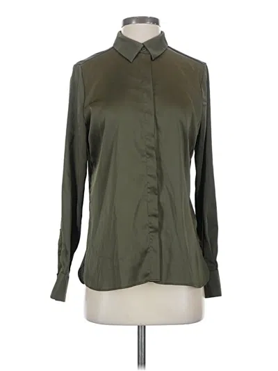 Pre-owned A New Day Long Sleeve Blouse In Green
