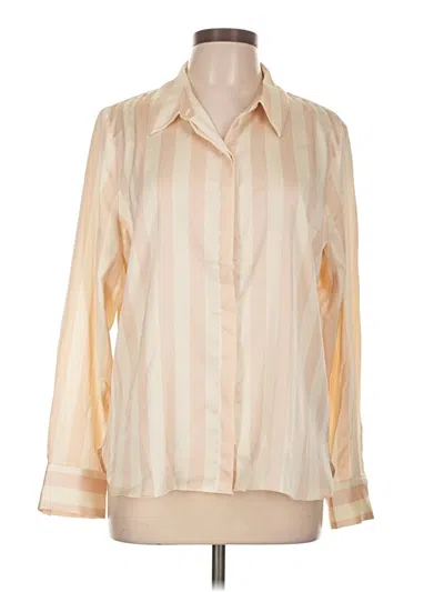Pre-owned A New Day Long Sleeve Blouse In Ivory