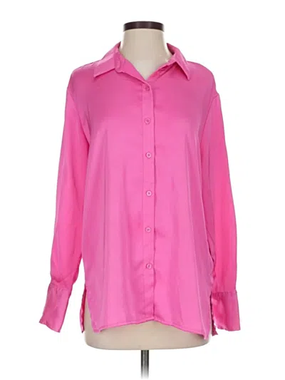 Pre-owned A New Day Long Sleeve Blouse In Pink