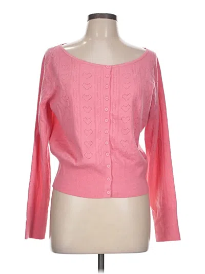 Pre-owned A New Day Long Sleeve Blouse In Pink