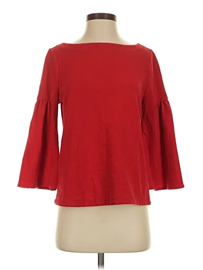 Pre-owned A New Day Long Sleeve Blouse In Red