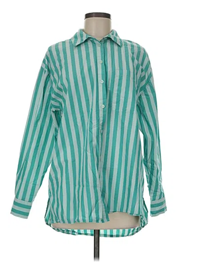 Pre-owned A New Day Long Sleeve Blouse In Teal