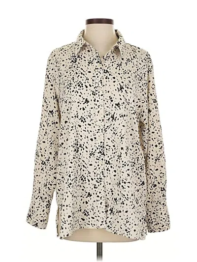 Pre-owned A New Day Long Sleeve Blouse In White