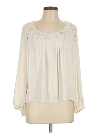 Pre-owned A New Day Long Sleeve Blouse In White
