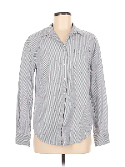 Pre-owned A New Day Long Sleeve Button Down Shirt In Blue