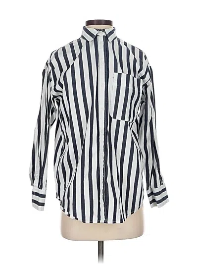 Pre-owned A New Day Long Sleeve Button Down Shirt In Blue