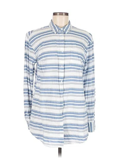 Pre-owned A New Day Long Sleeve Button Down Shirt In Blue